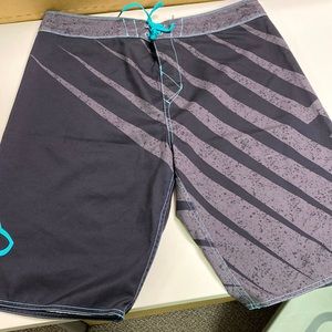 NWOT mens fox swim trunks size 36